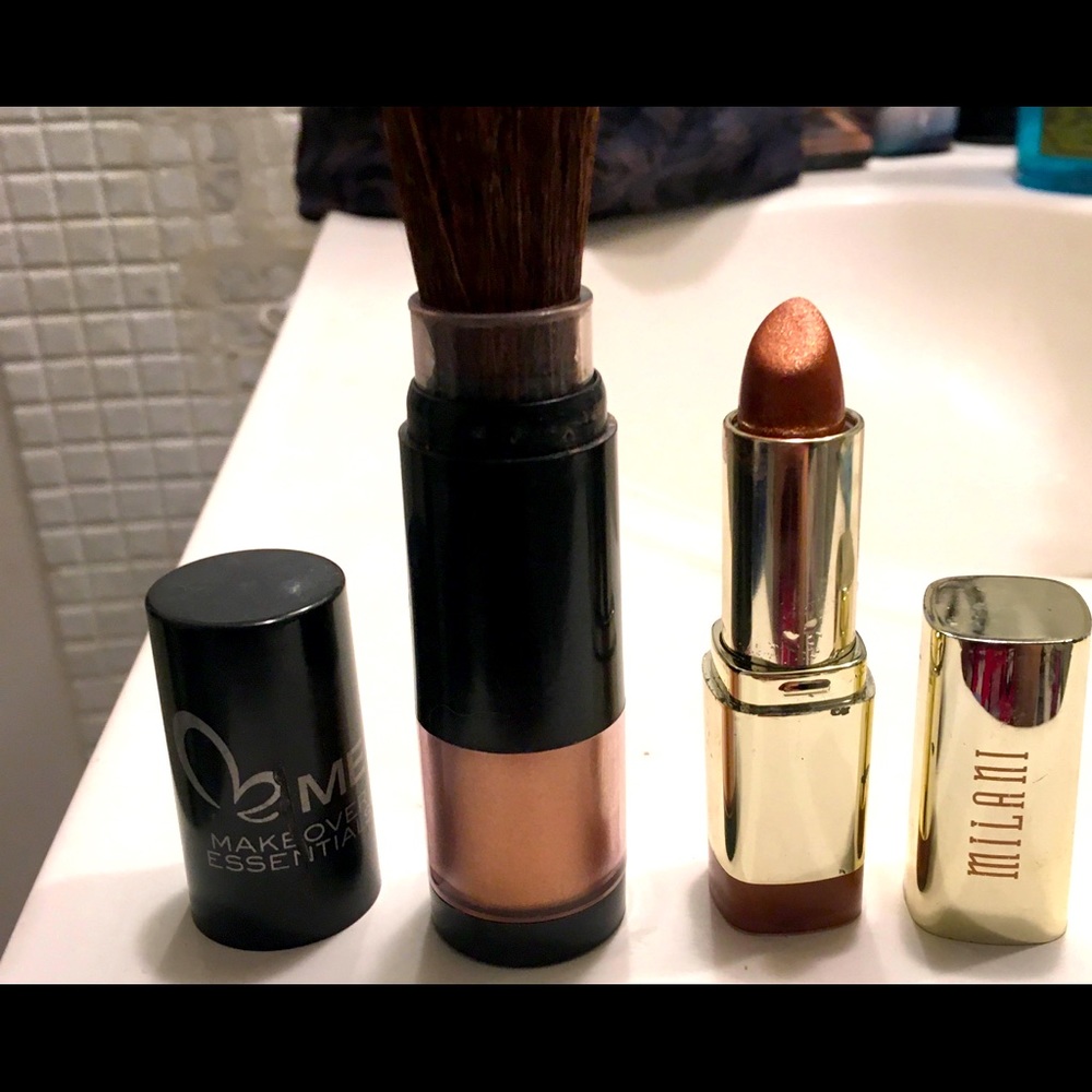 Milani lipstick & ME make over essentials bronzer